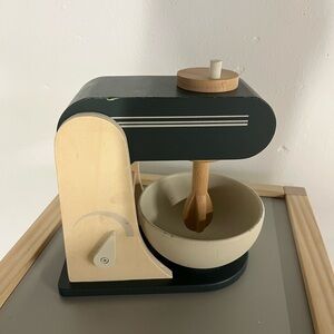 Hearth & Hand Wooden Mixer Toy - Dark Green and Cream